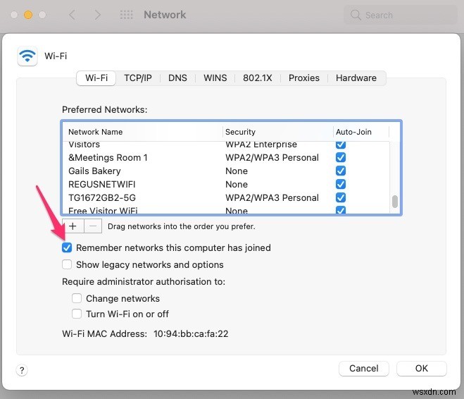 맥(Mac)에서 Wi-Fi 네트워크를 잊는(삭제하는) 방법 완벽 가이드
