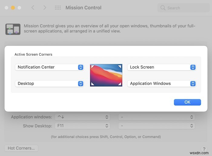 macOS 핫 코너(Hot Corners) 완벽 활용 가이드: 화면 모서리로 작업 효율 높이기