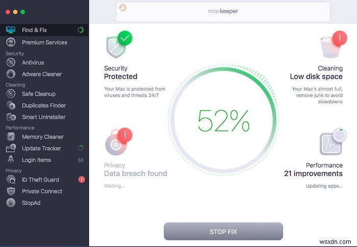 MacKeeper 리뷰: 맥을 빠르고 안전하게, 프라이빗하게 유지하는 올인원 관리 도구