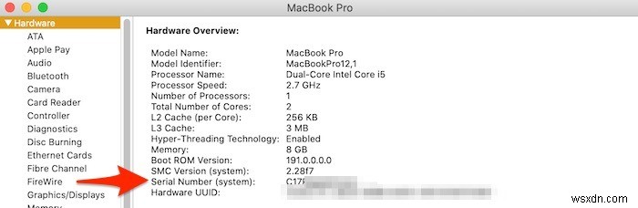 맥(Mac)·맥북(MacBook) 시리얼 번호 확인하는 6가지 방법