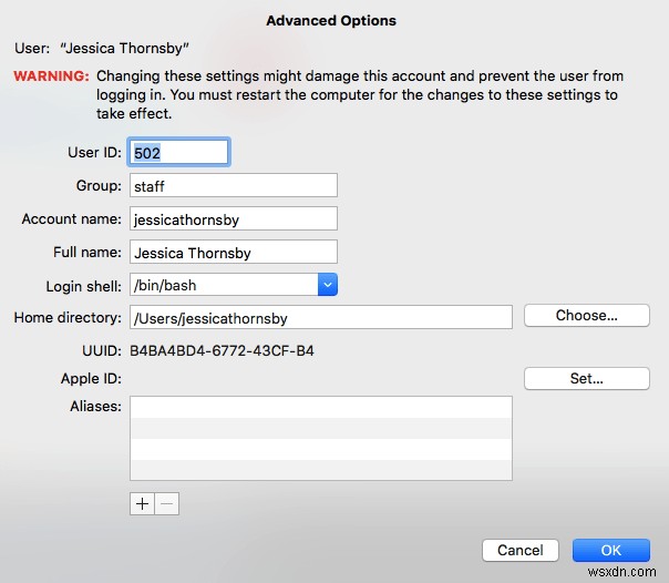 macOS 로그인 화면에서 사용자 계정을 숨기는 방법