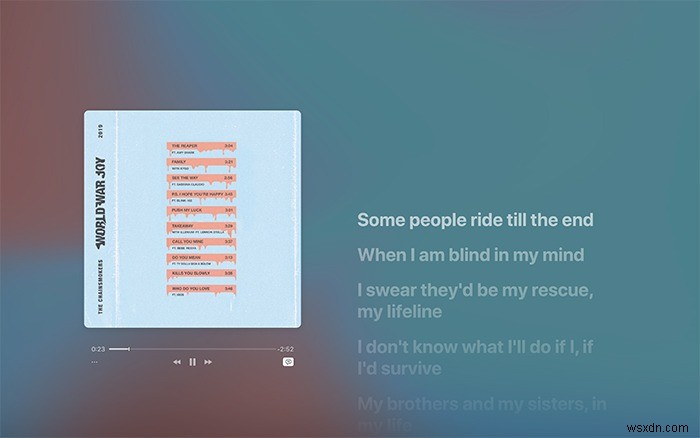 애플 뮤직(Apple Music)에서 시간 동기화 가사 사용하는 방법