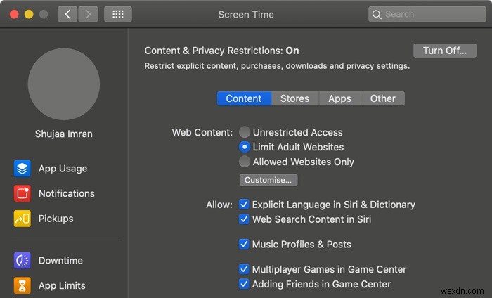 macOS Catalina에서 스크린 타임 설정하고 활용하는 방법