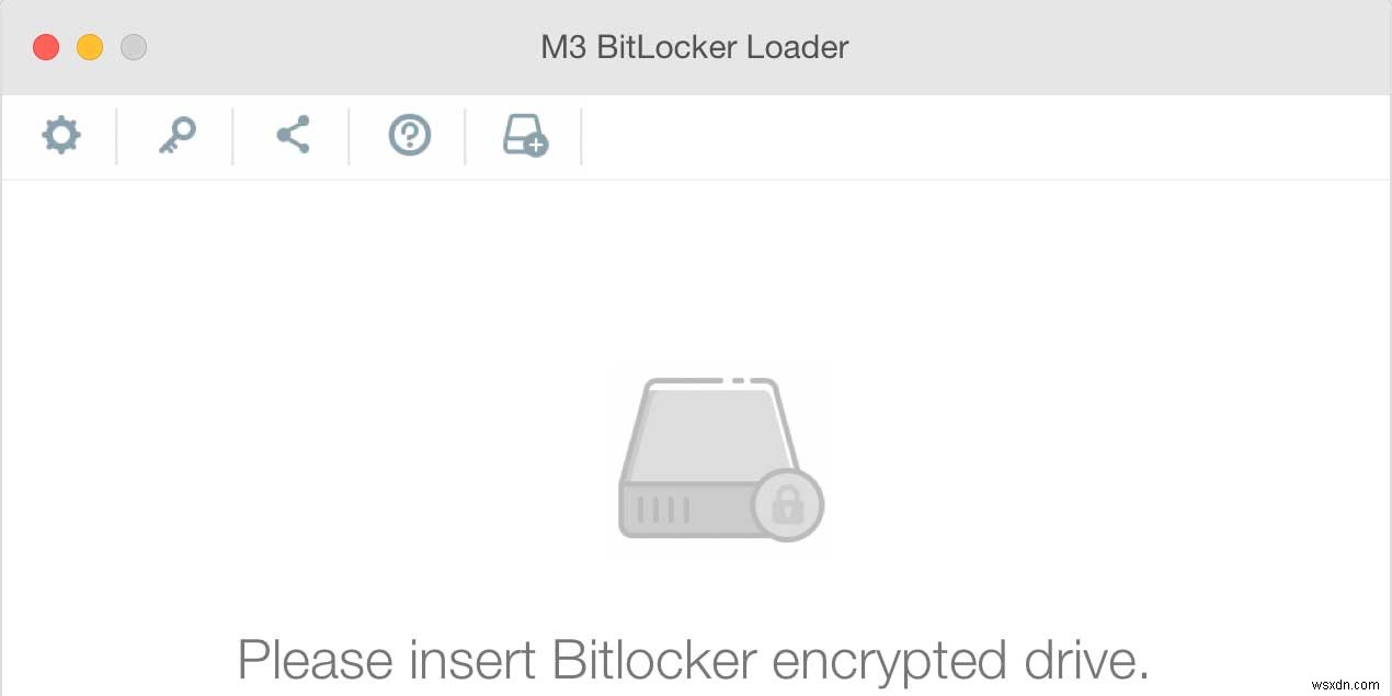 Mac용 M3 BitLocker Loader로 BitLocker 암호화 드라이브 열기