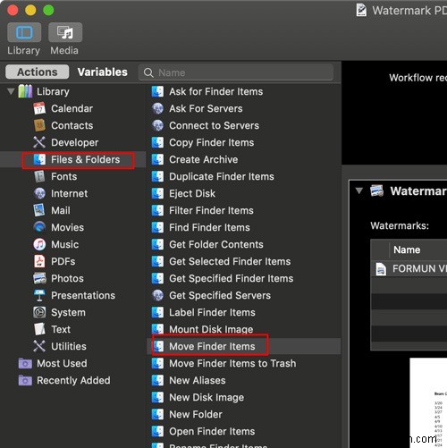 macOS 빠른 작업(Quick Actions)으로 PDF 페이지에 워터마크 넣는 방법