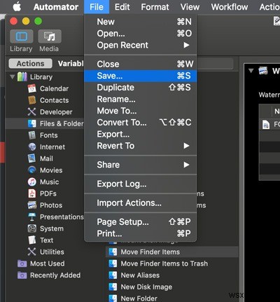 macOS 빠른 작업(Quick Actions)으로 PDF 페이지에 워터마크 넣는 방법