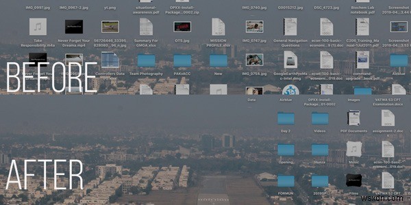 macOS 스택(Stacks) 기능으로 데스크탑을 깔끔하게 정리하는 방법
