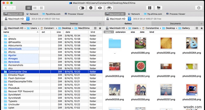 Commander One: macOS 파인더를 완벽하게 대체하는 듀얼 패인 파일 관리자