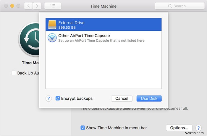 맥에서 여러 드라이브로 Time Machine 백업 설정하는 방법