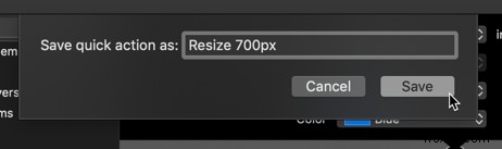 macOS Mojave에서 빠른 작업(Quick Action) 생성하고 활용하는 방법