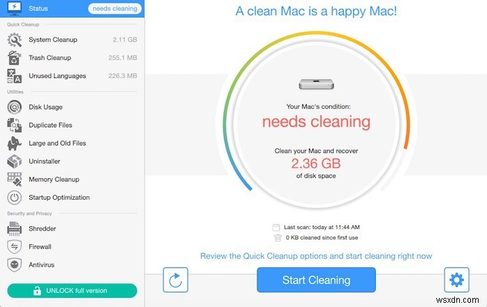 Movavi Mac Cleaner 2로 Mac을 깨끗하게 청소하는 방법