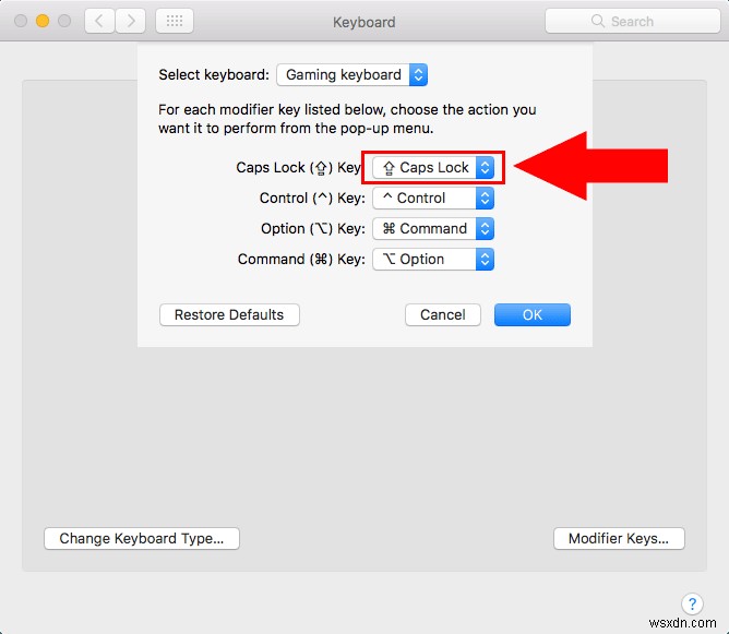 macOS Sierra에서 Caps Lock 키를 Esc 키로 매핑하는 방법 [빠른 팁]