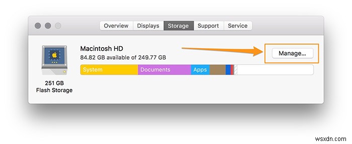 macOS 시에라의  제거 가능(Purgeable)  공간 완벽 이해와 저장 공간 최적화 방법