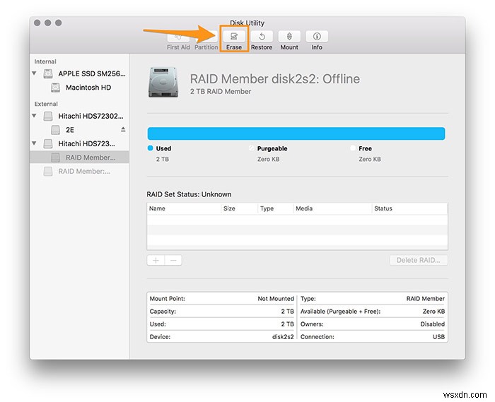macOS 시에라에서 RAID 설정하는 방법 완벽 가이드
