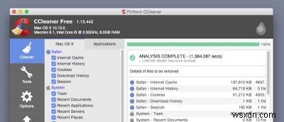 맥용 CCleaner, 윈도우 버전만큼 훌륭할까?