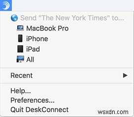 DeskConnect – Mac과 iOS 기기 간 손쉽게 파일을 주고받는 방법