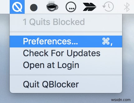 맥에서 실수로 앱이 종료되는 것을 막아주는 무료 앱 QBlocker 사용법