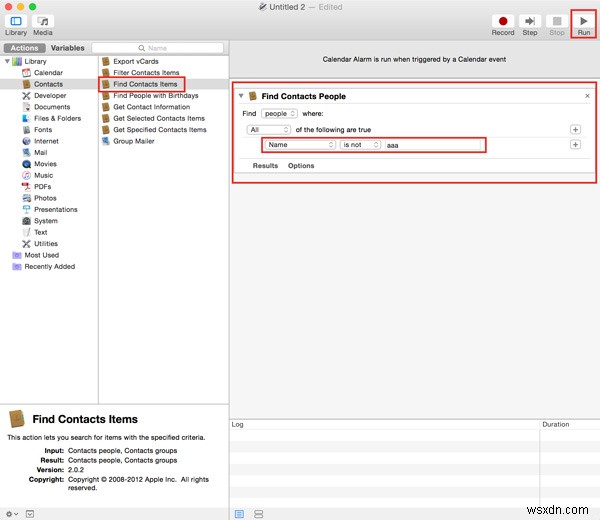 OS X에서 연락처 자동 백업 설정하는 방법 – Automator 활용 가이드