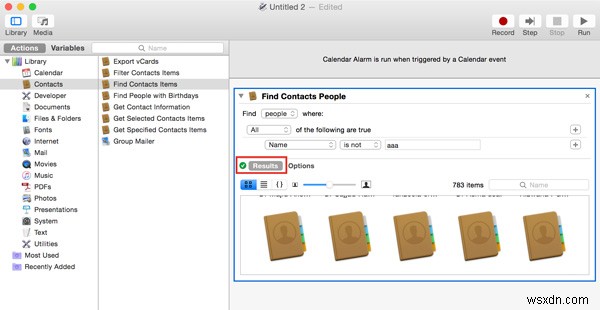 OS X에서 연락처 자동 백업 설정하는 방법 – Automator 활용 가이드