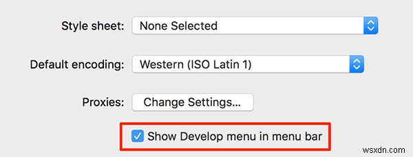 맥(Mac) 사파리(Safari)에서 웹페이지 소스 코드 확인하는 방법
