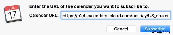 Mac으로 Apple 기기 전체에 캘린더 구독을 동기화하는 방법