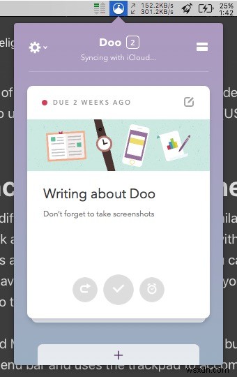 Doo – Mac과 iOS를 위한 재미있고 즐거운 알림·할 일 관리 앱