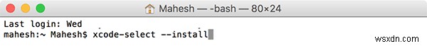 맥에서 Xcode 없이 명령줄 도구(Command Line Tools) 설치하는 방법
