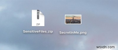 맥(Mac)에서 이미지 파일 안에 ZIP 아카이브 숨기는 방법