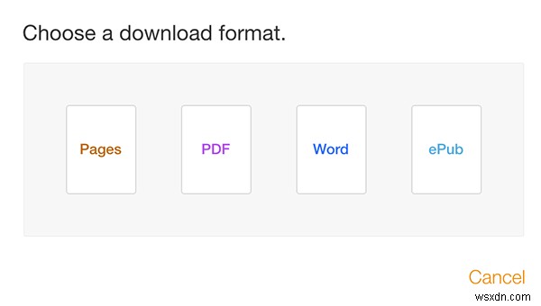 Pages 문서를 Microsoft Word 형식으로 변환하는 방법