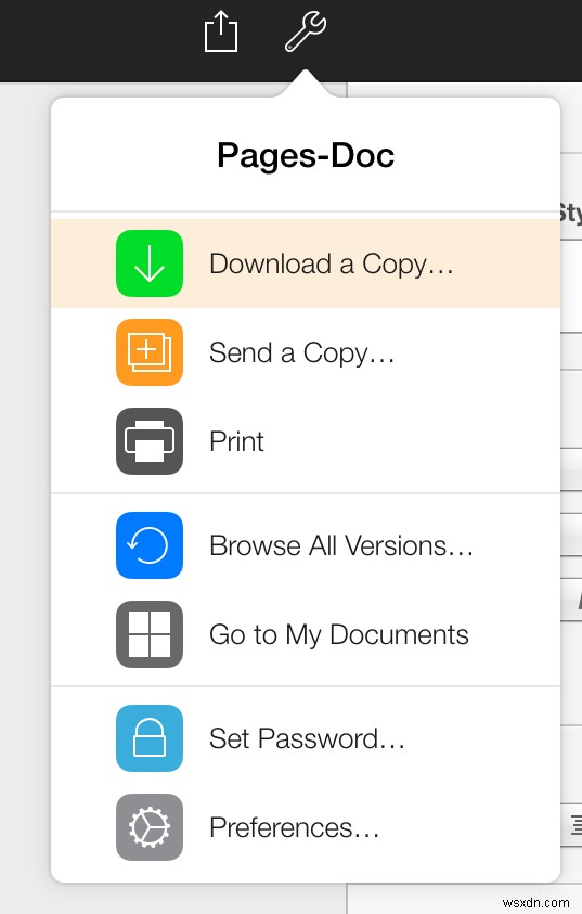 Pages 문서를 Microsoft Word 형식으로 변환하는 방법