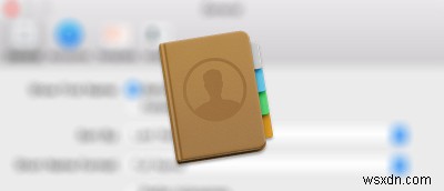 Mac 메일 앱의  메일에서 찾은 연락처  기능 끄는 방법
