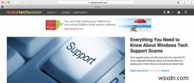 OS X 엘 캐피탄 사파리에서 사이트 고정(Pin) 기능으로 자주 쓰는 웹사이트 관리하기