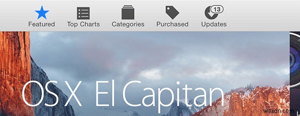 Mac App Store에서 OS X El Capitan 업데이트 배너 숨기는 방법