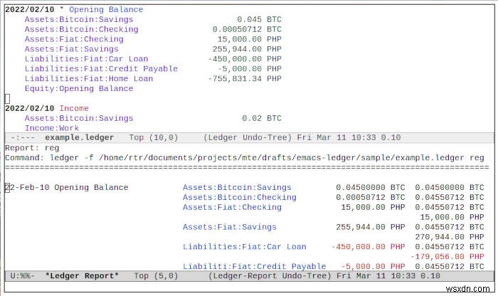 Emacs에서 Ledger Mode로 재정을 체계적으로 관리하는 방법