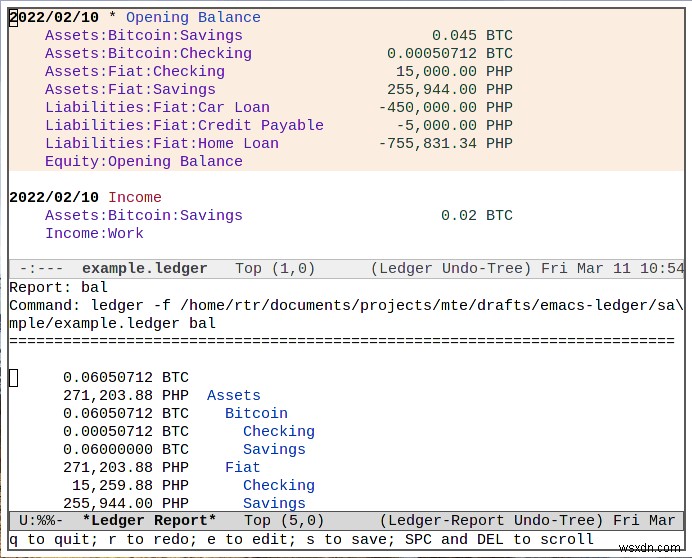 Emacs에서 Ledger Mode로 재정을 체계적으로 관리하는 방법