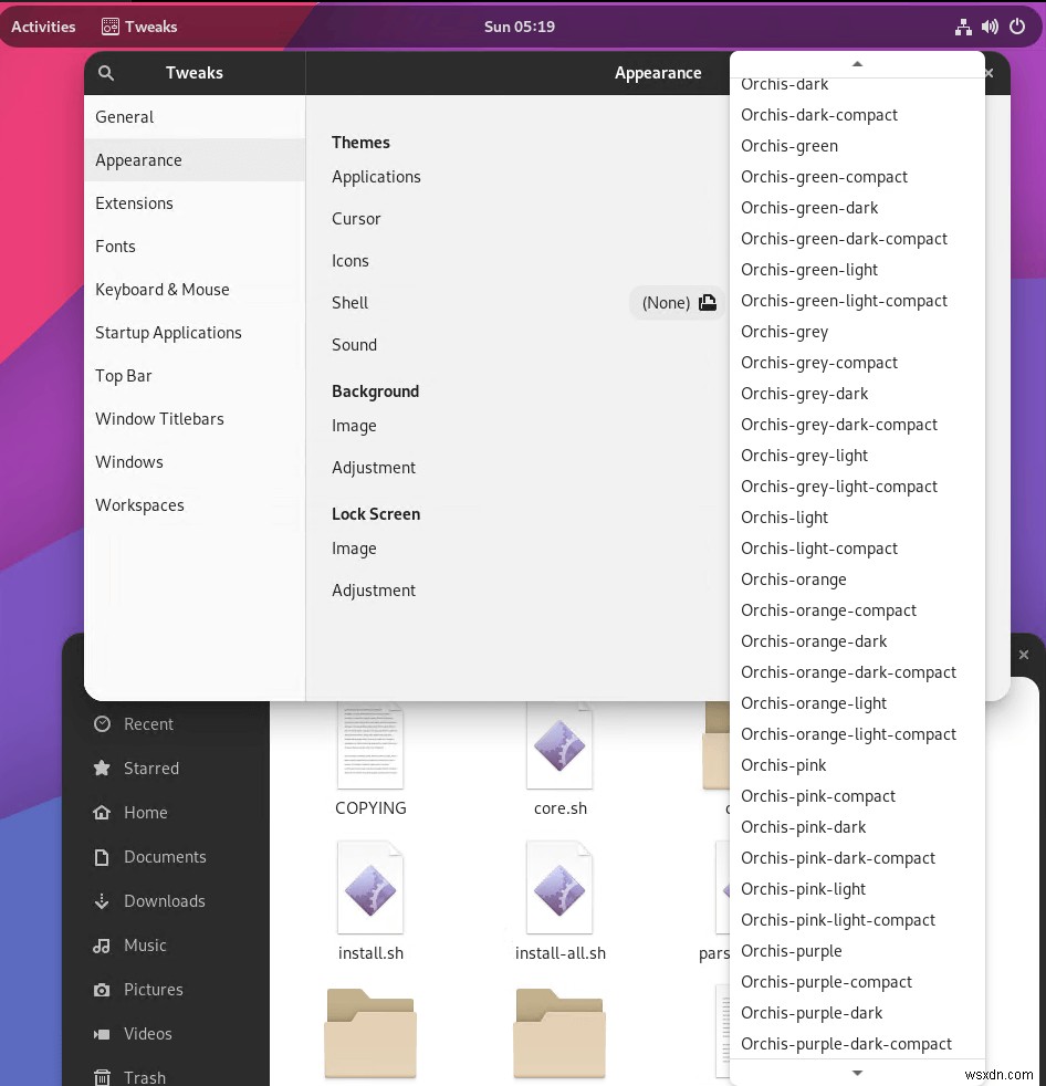 그놈 데스크톱을 새롭게 꾸미는 추천 GNOME Shell 테마 7선