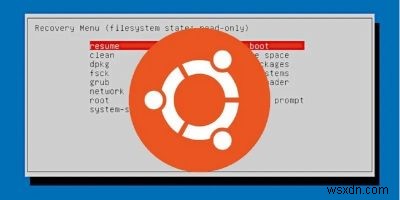 우분투(Ubuntu)에서 복구 모드(안전 모드)로 부팅하는 방법
