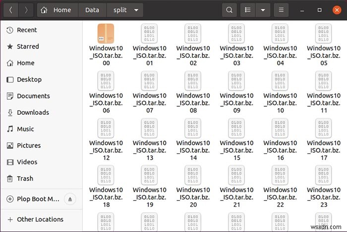 우분투(Ubuntu)에서 대용량 파일을 압축하고 분할하는 방법