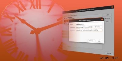 우분투(Ubuntu)에서 시작 응용 프로그램 실행을 지연시키는 방법