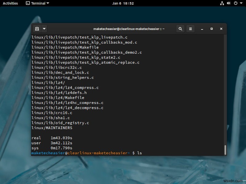 클리어 리눅스(Clear Linux) 리뷰: 리눅스 배포판계의 맥라렌