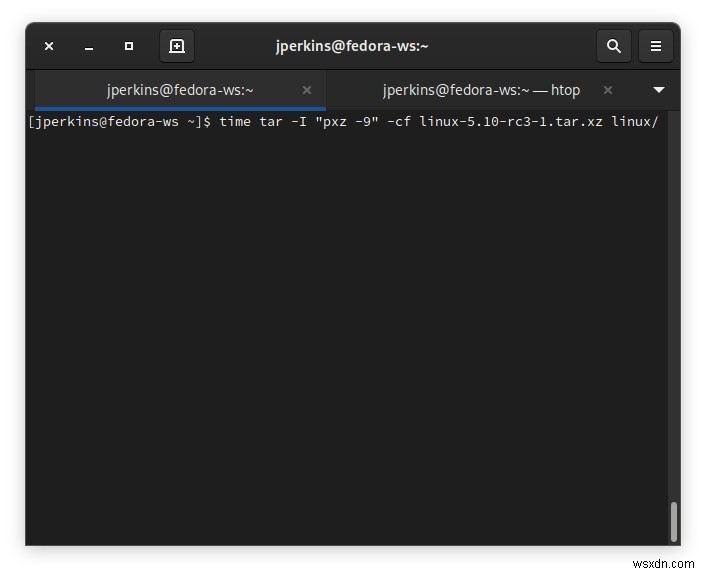 tar와 pigz·pbzip2·pxz로 모든 CPU 코어를 활용해 아카이브 압축 속도 높이는 방법