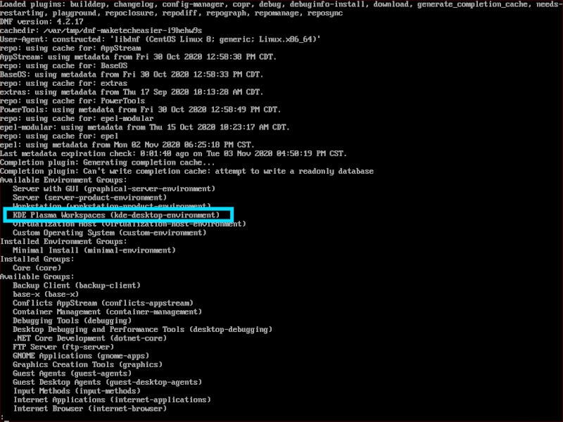 CentOS 8에 KDE Plasma 데스크톱 설치하는 완벽 가이드