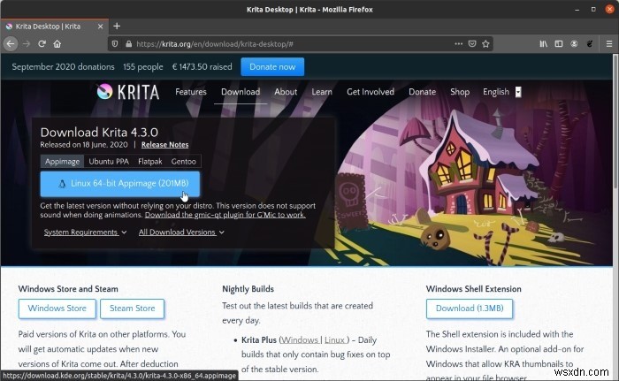우분투(Ubuntu)에 최신 버전 Krita 설치하는 3가지 방법
