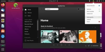리눅스에서 Spotify를 시스템 트레이로 최소화하는 방법