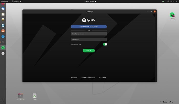 리눅스에서 Spotify를 시스템 트레이로 최소화하는 방법