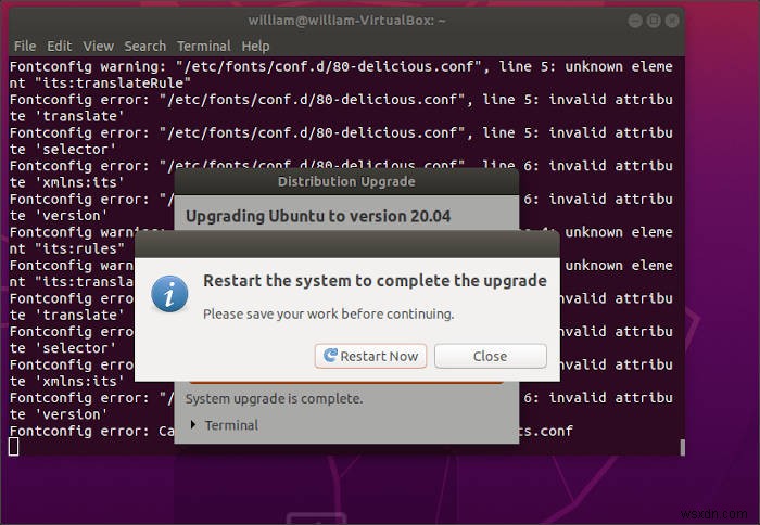 Ubuntu 18.04 LTS에서 20.04 LTS로 안전하게 업그레이드하는 방법