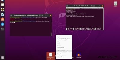 우분투(Ubuntu)에서 바탕화면 바로 가기를 만드는 방법