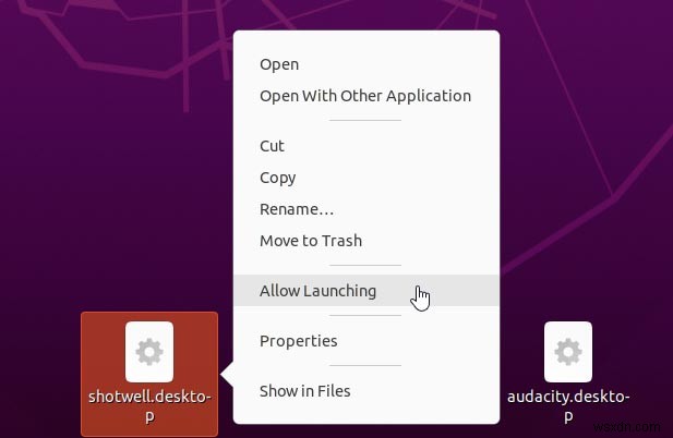 우분투(Ubuntu)에서 바탕화면 바로 가기를 만드는 방법