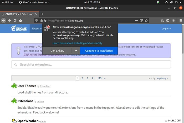 Ubuntu 20.04에서 상단 표시줄과 측면 패널(독) 숨기는 방법
