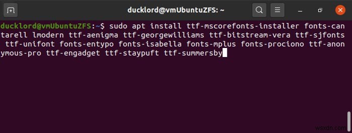 Ubuntu 20.04에 글꼴 설치하는 방법 완벽 가이드